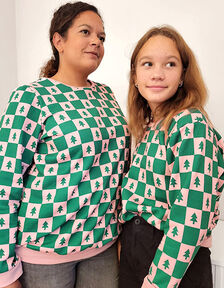 Sweatshirtstoffer til store og små